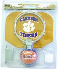 Clemson Tigers Basketball Hoop Set