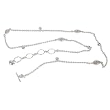 Belly Bracelet Sterling Silver Jewelry From India Length 31.5 Inches