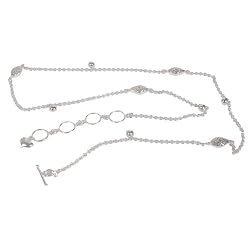 Belly Bracelet Sterling Silver Jewelry From India Length 31.5 Inches