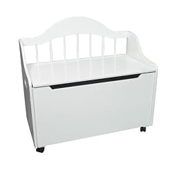 Decon's Toy Chest and Bench - Solid Wood - White