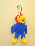 Kansas Jayhawks 4" Plush Mascot KeyChain