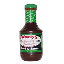 Woody's Authentic Recipe Mild Hickory Flavor Bar-B-Q Sauce (Net Wt. 19.5 oz)