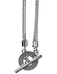 Lovelinks by Aagaard Rhodium Plated Sterling Silver T-Bar Charm Bracelet For Charms