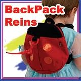 Toddler Runner Back Pack Harness & Reins (ladybird design)