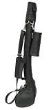 Black Piel Driving Range Golf Caddy