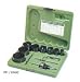 Greenlee 891 12pc Electricians/Plumbers Variable Pitch Bi-Metal Hole Saw Kit
