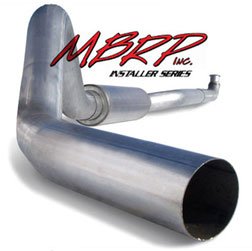 MBRP (S6100AL RAM 2500) Installer Series Single Tip Exhaust Systems - Diesel-