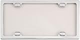 Bell Automotive 22-1-46092-8 Chrome License Plate Frame with Clear Cover