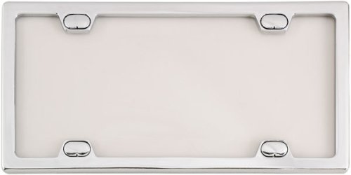 Bell Automotive 22-1-46092-8 Chrome License Plate Frame with Clear Cover