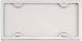 Bell Automotive 22-1-46092-8 Chrome License Plate Frame with Clear Cover