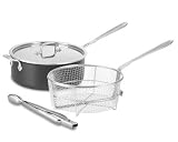 All-Clad LTD2 Deep Saute Pan with Fry Basket & Tongs, 6-Qt., from Williams-Sonoma WS by Williams-Sonoma
