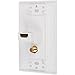 GE 87637 HDMI Coax Wall Plate