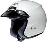 SHOEI RJ PLATINUM R SERIES CRUISER WHITE MOTORCYCLE Open-Face-Helmet