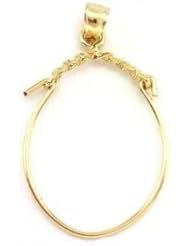 Rope Charm Holder 14k Gold 14mm