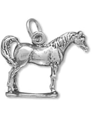 Sterling Silver Standing Horse Charm