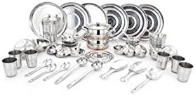 cWc Stainless Steel 51 Pcs Dinnerware Set