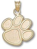 Clemson Tigers Paw 5/8 Pendant - 14KT Gold Jewelry