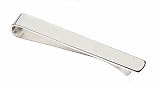 Sterling silver plain tie slide