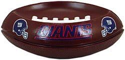 NFL Licensed New York Giants Football Shaped Soap Dish