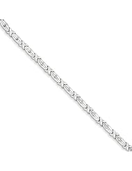 Genuine .925 Sterling Silver Diamond X Bracelet 11.1 Grams . 100% Satisfaction Guaranteed.