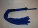 BLUE SUEDE LEATHER FLOGGER/WHIP