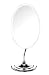 Danielle Oval Vanity Mirror with Curved Stem