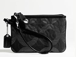 Coach Gramercy Signature Wristlet Bag Case for IPOD 42946 Black