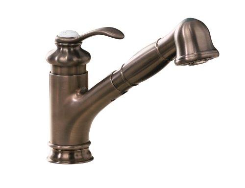 KOHLER K-12177-BX Fairfax Single Control Kitchen Sink Faucet, Vibrant Brazen Bronze