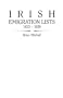 Irish Emigration Lists, 1833-1839
