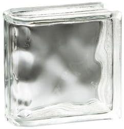 Pittsburgh Corning 8 in. x 8 in. x 4 in. Decora End Block Glass Blocks 4/CA