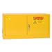 Eagle ADD-15 Stackable Safety Cabinet for Flammable Liquids, 2 Door Manual Close, 15 gallon, 22-1/4"Height, 43"Width, 18"Depth, Steel, Yellow