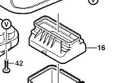 Insert for Bosch AXT 1600/1800/2000/2200 & Atco Quiet Shredder 1