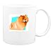 Mug with chow, standing, dog, pet, golden