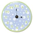 BLUE W/ SAGE - WALL CLOCK