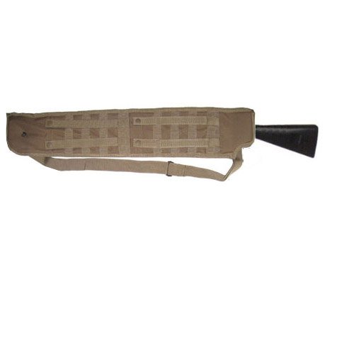 Molle SHOTGUN SCABBARD Universal Mount Sling--TAN