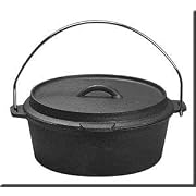 Preseasoned Cast Iron Camping Dutch Oven