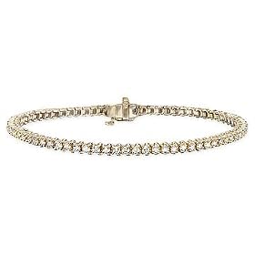 Diamond Bracelet - 14K gold tennis bracelet (2 ct) by Diamond.com