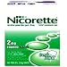 Nicorette Nicotine Polacrilex Gum 2 mg, Stop Smoking Starter Kit, Fresh Mint - 100 ea