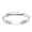 14k White Gold Half Round Men's Wedding Band, 3mm.