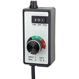 TruePower Electronic Stepless Fan Speed Controller, Variable AC Motor Rheostat (Brush-type Only) for Inline, exhaust and ceiling fans