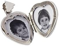Tartan Twist, Sterling Silver Children's Loveheart Locket on a ROYAL STEWART Tartan Ribbon