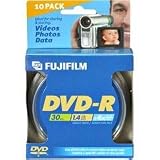 Fujifilm 8cm Write-Once Mini DVD-R - 10 Disc Spindle