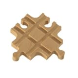 3-in Wooden Train Track Cross Adapter Fits Thomas Train Track