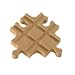 3-in Wooden Train Track Cross Adapter Fits Thomas Train Track