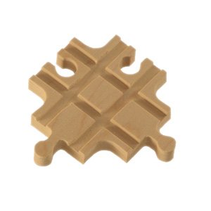 3-in Wooden Train Track Cross Adapter Fits Thomas Train Track