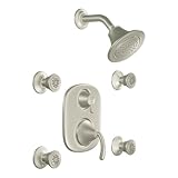 Moen TS283BN Icon Moentrol Vertical Spa Trim Kit without Valve, Brushed Nickel