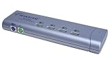 Hawking HKS104 Mini 4-Port KVM Switch Kit
