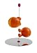 Alessi Lilliput Salt & Pepper - Orange