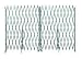 Industrial Grade 2XZG9 Steel Folding Gate, Opening 14-16Ft