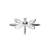 Sterling Silver Dragonfly Ring